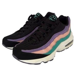 Nike Air Max 95 Sneakers Black Multicolor Kids Youth 5.5 Women’s 7